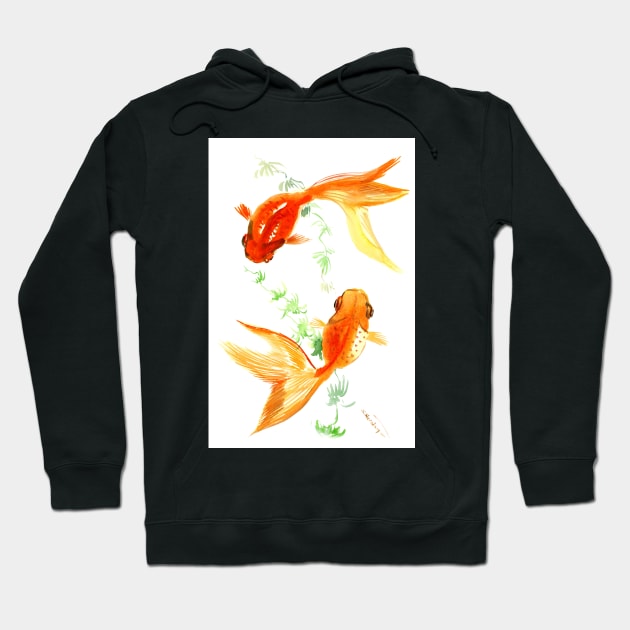 Goldfish KOI, Feng Shui design Hoodie by surenart